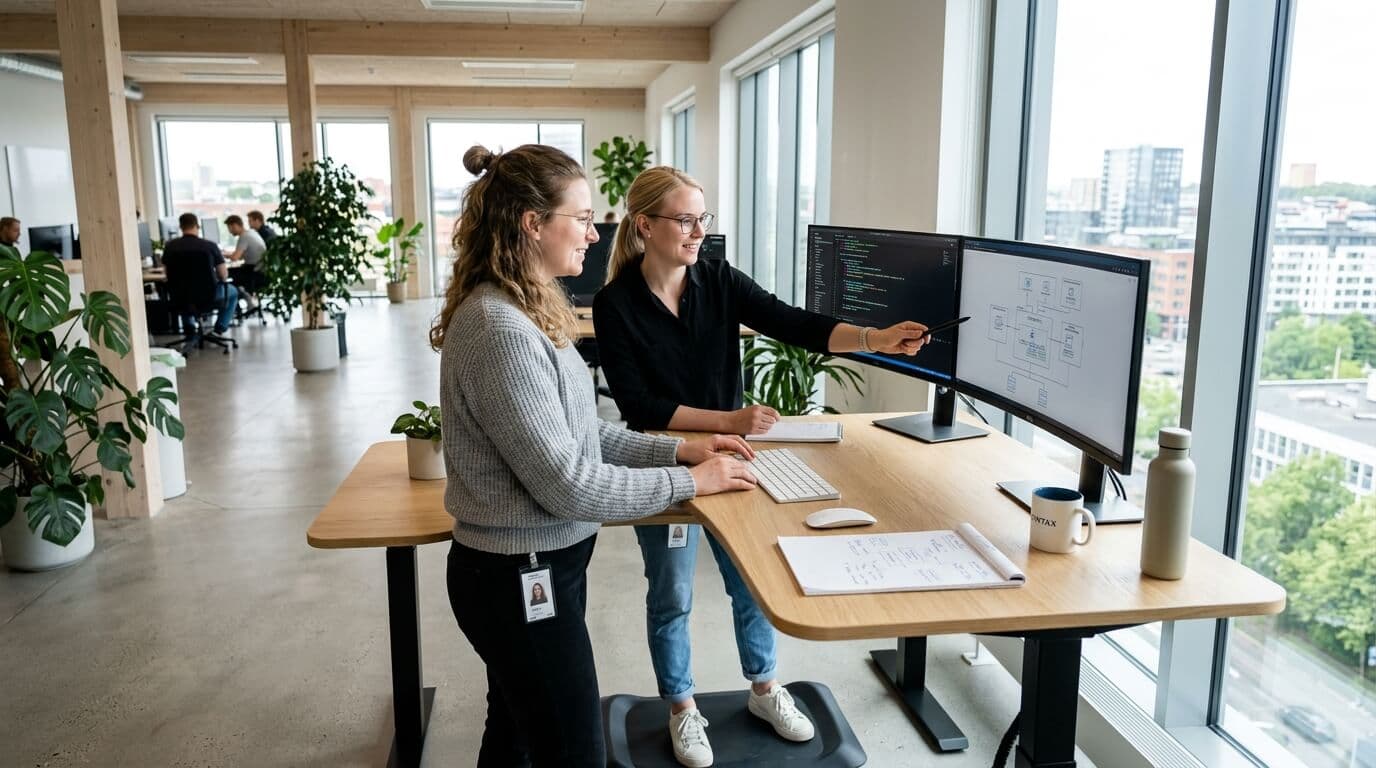 Frontwalker engineers working on continuous delivery