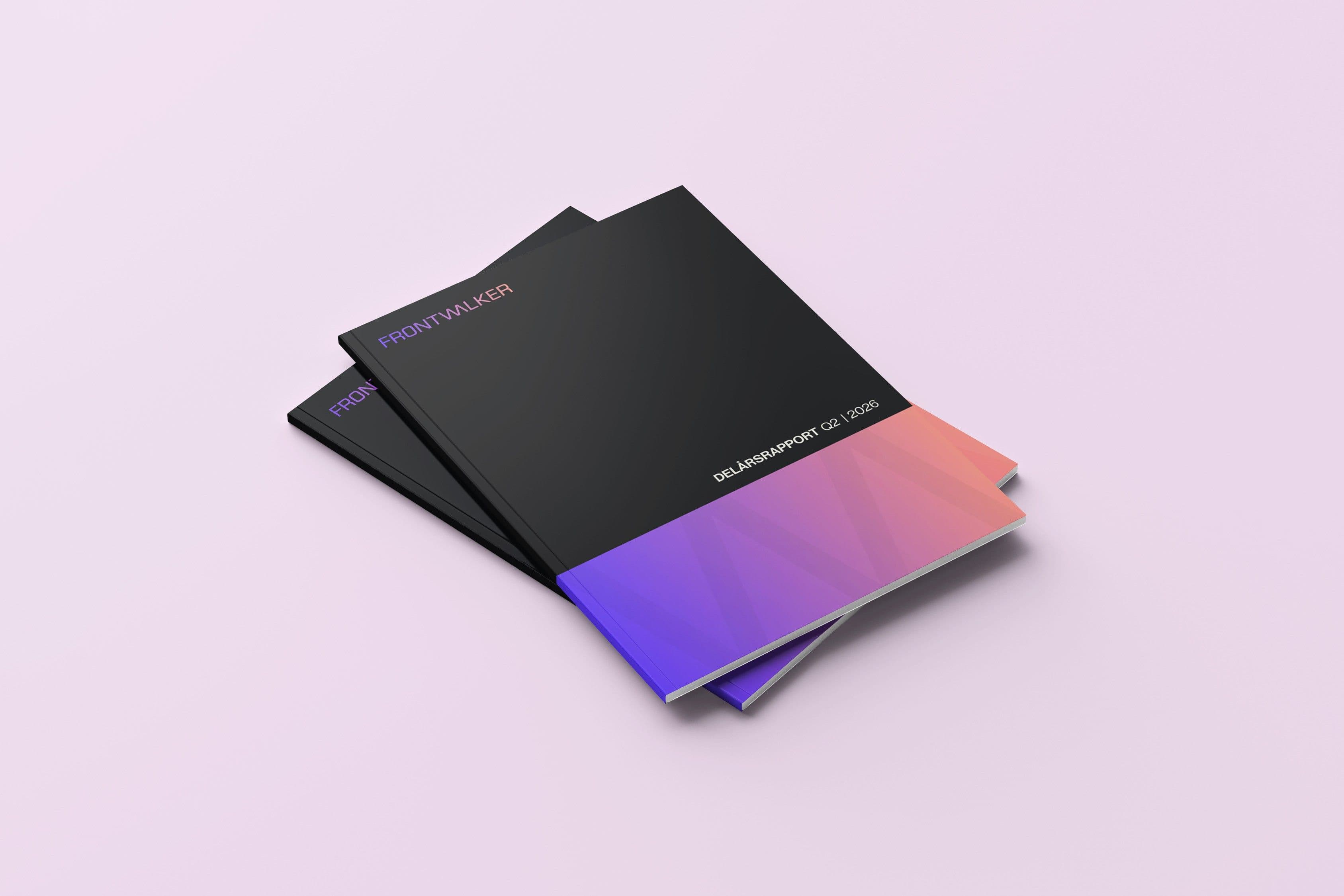 Frontwalker interim report Q2 2026 printed booklet